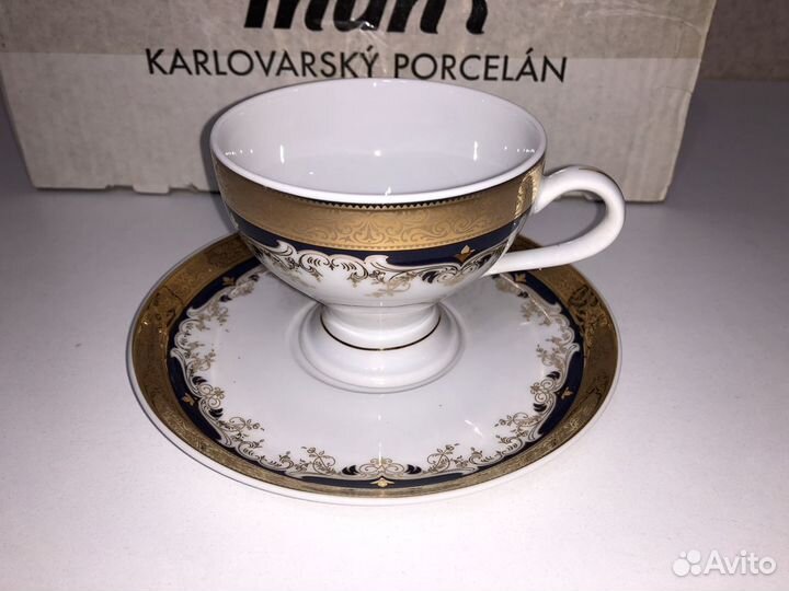 Чайная пара/Чайный сервиз/Bohemia Christine