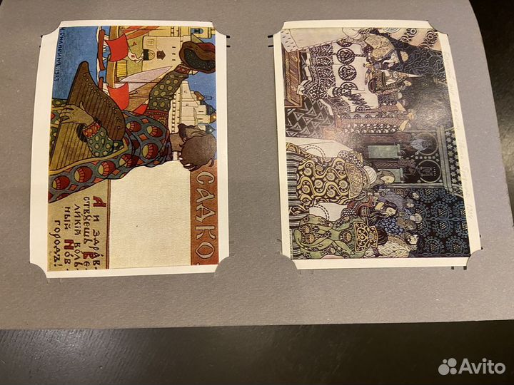 Альбом с открытками Билибин. Иллюстрации к сказкам