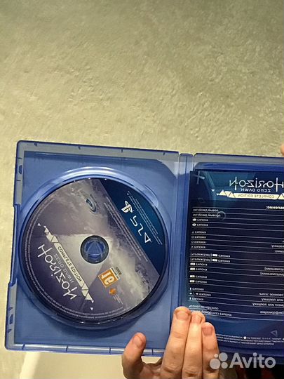 Диски на ps4 horizon zero dawn (на русском языке)
