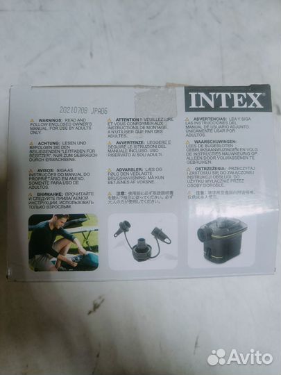 Насос intex quick fill
