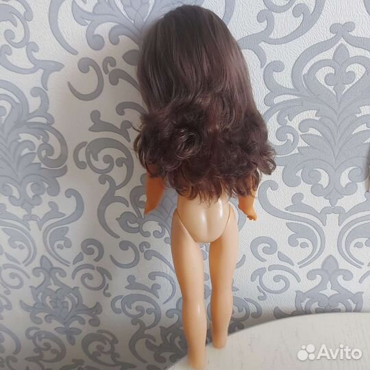 Кареглазая номерная кукла-шатенка Сонни гдр 50 см