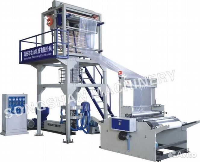 Выдувной пленочный экструдер SJ-75. пвд в наличии