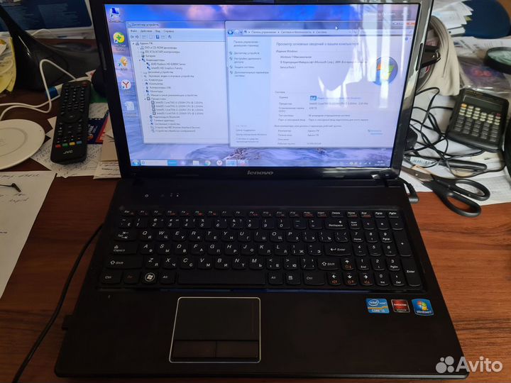Ноутбук lenovo g570 i3/500/4/2