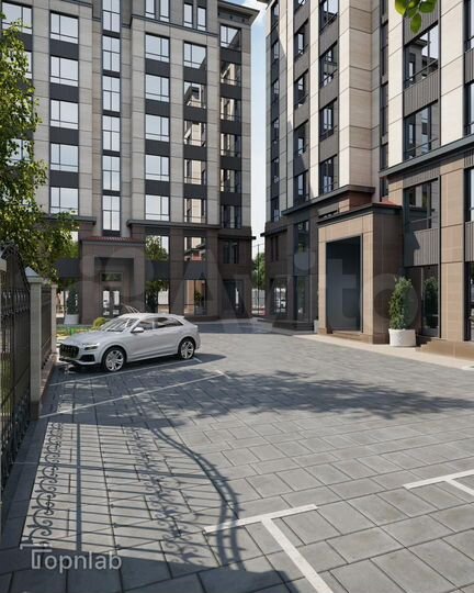 2-к. квартира, 60,8 м², 3/9 эт.