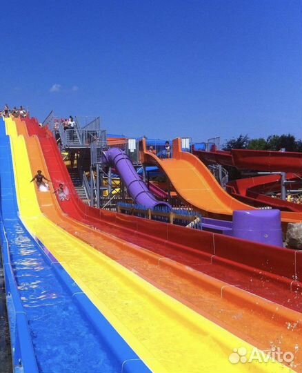 Горки для акварарка, аквагорки