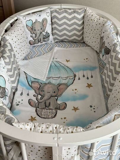 Бортики +одеялко +простыня