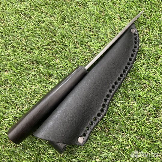 Нож Якут теплый Х12мф ковка,рукоять граб