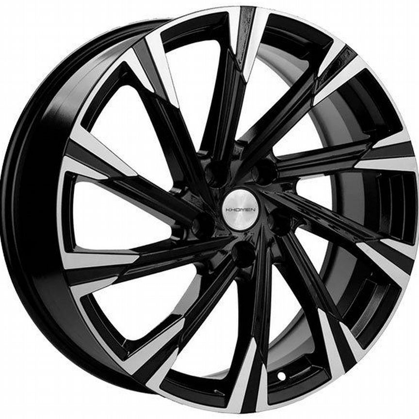 Диски Khomen KHW1901 7.5x19 5x114.3 ET48 D67.1 Black-FP