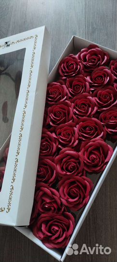 Розы из мыла