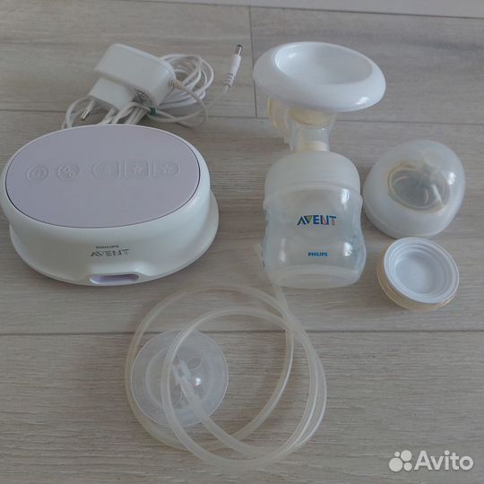 Молокоотсос avent электрический +подогреватель