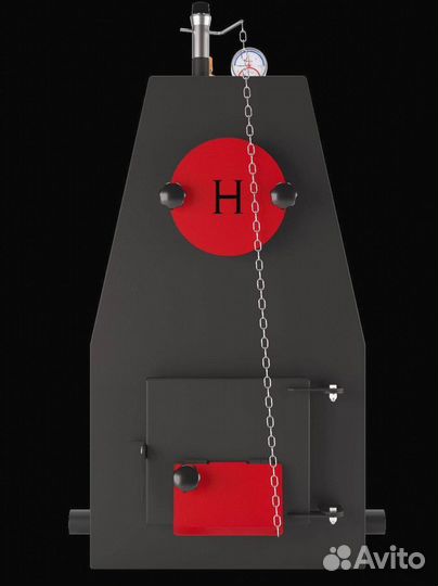 Твердотопливный котёл 12 квт