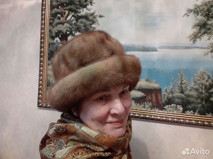 Шапка норковая женская