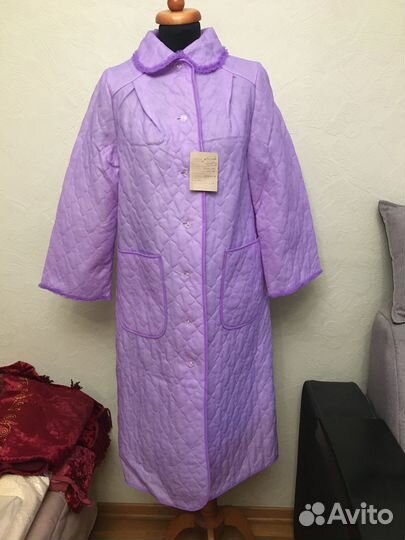 Халат стеганый, новый,этикетка, винтаж