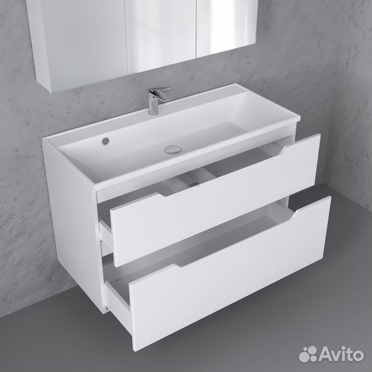 Jorno Prm.01.100/P/W/JR Тумба Prime 100, подвесная