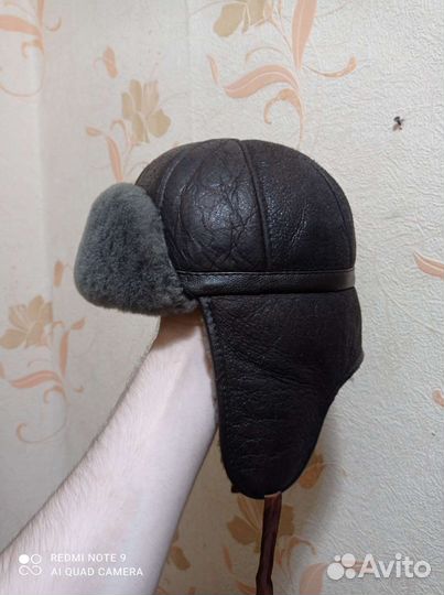 Шапка детская из натурального меха овчины новая