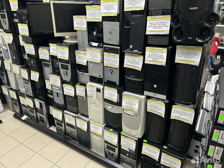 Системные блоки в ассортименте