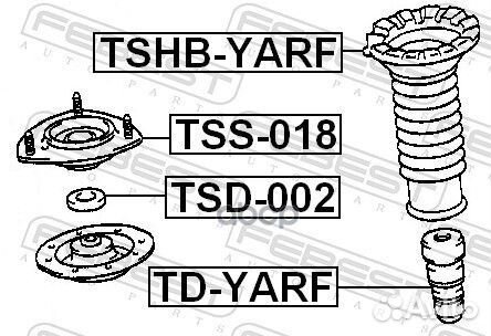 Отбойник переднего амортизатора (toyota yaris N