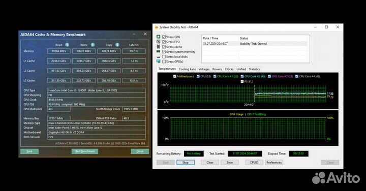 Игровой компьютер I5 12400f / Rtx 3060 Ti