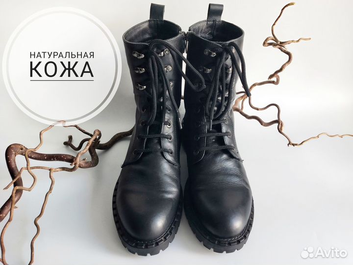 Ботинки размер 39 демисезонные натуральная кожа