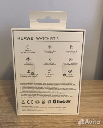 Смарт-часы Huawei watch fit 3 Новые