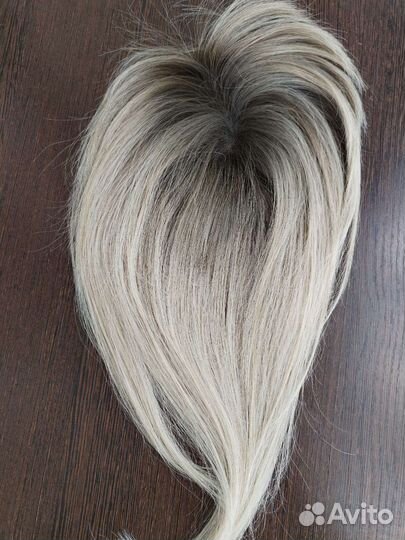 Парик накладка из натуральных волос