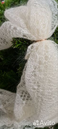 Оренбургский пуховый палантин