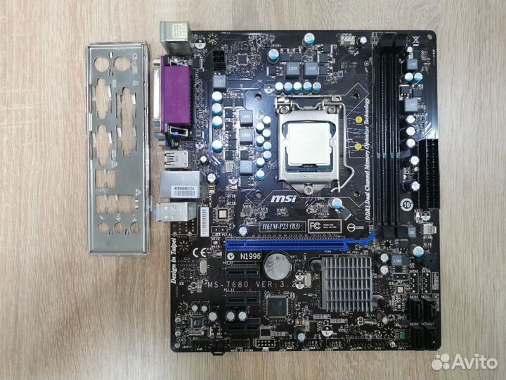 Материнская плата MSI H61M-P23 (B3) LGA1155