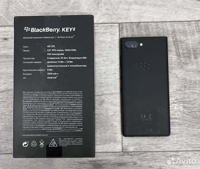 BlackBerry KEY2 Single sim, 6/128 ГБ