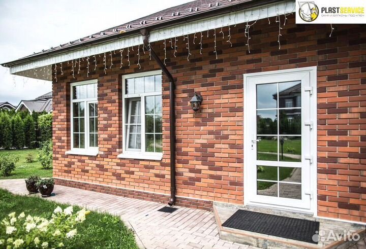 Пластиковые окна и двери Rehau, порталы