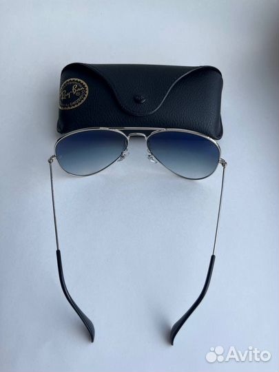 Очки Ray Ban Aviator голубые