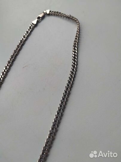 Цепь Серебро с позолотой