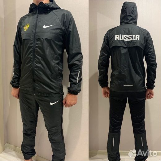 Костюм тренировочный чёрный