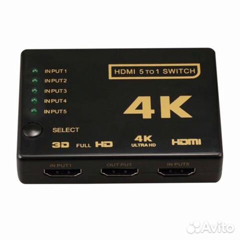 Переключатель видеосигнала hdmi 5 на 1