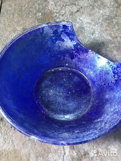 Блюдце кобальтовое пруссия