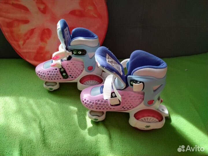 Роликовые коньки детские раздвижные