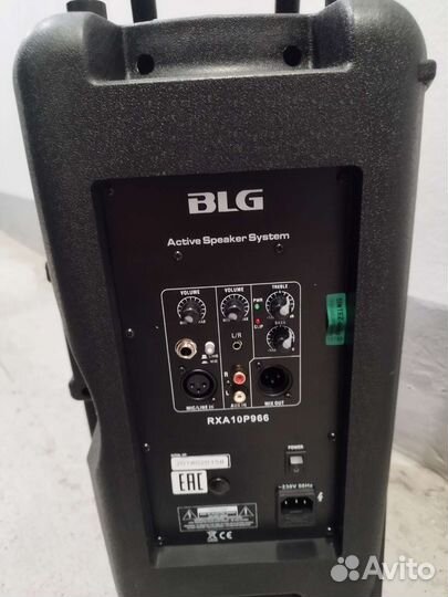 Активные колонки концертные blg Rxa10p966