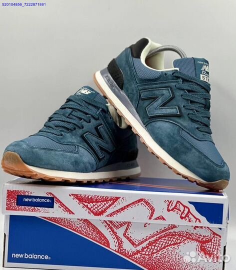 Кроссовки New Balance 574 Blue (Арт.80204)