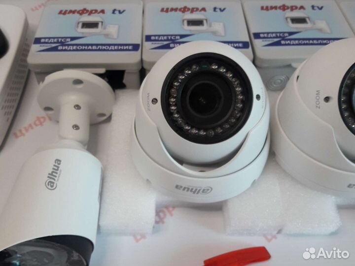Комплект видеонаблюдения 4Мп Dahua 6 камер