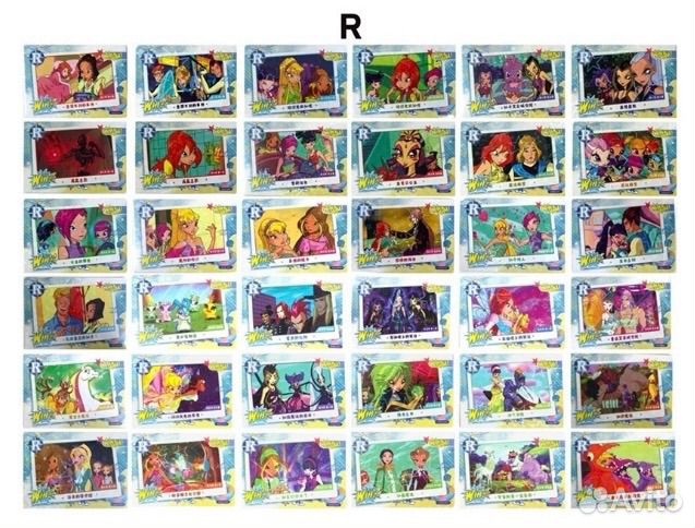 Карточки винкс Китай 2024