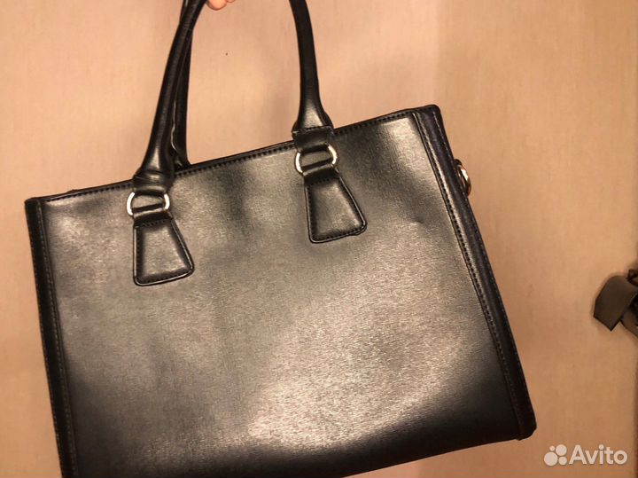 Сумка кожаная primark