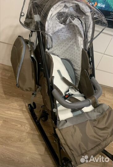 Санки-коляска Ника делям 7-5SK