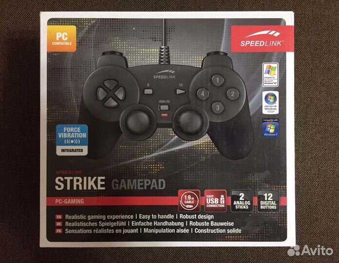 Геймпад/джойстик для пк Speedlink Strike