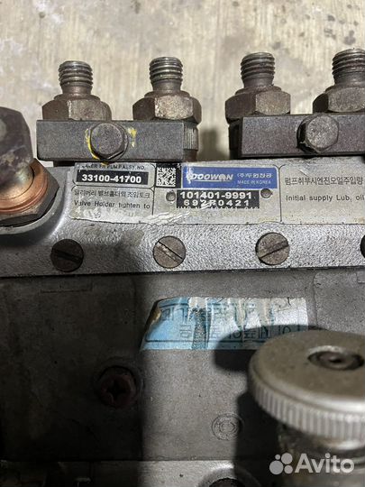 Тнвд на hyundai HD72