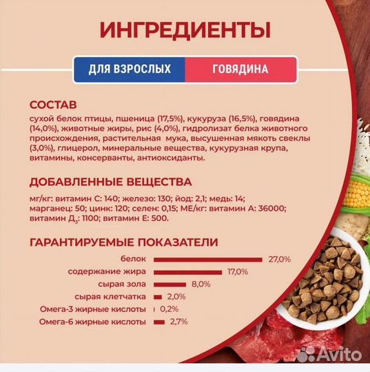 Сухой корм для собак мелких пород