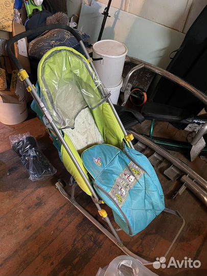 Коляска санки