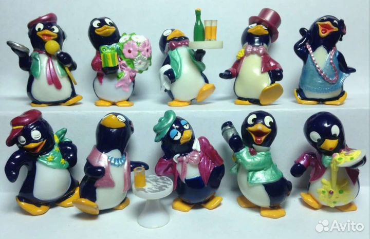 Игрушки из киндер сюрприза 90х коллекции