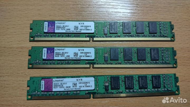 DDR3/DDR2 для пк и ноутбука, 1600, 1333, 1066, 667