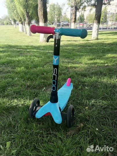 Самокат детский трехколесный Y-scoo mini glam