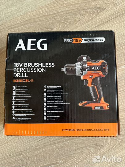 Шуруповерт AEG новый