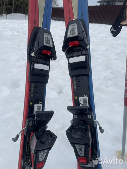 Горные лыжи детские 90см ботинки nordica 16-17,5